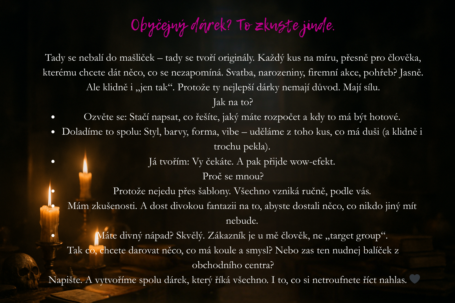 Věci, které nejsou svíčky – ale bez nich by žádný rituál nedával smysl. Aromalampy, zvonkohry, kousky ticha a světla. Dekorace, co nezdobí – ale mluví. Občas šeptem. Občas křikem t